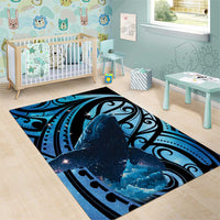 New Zealand Matariki Area Rug Maori Humpback Whale Galaxy