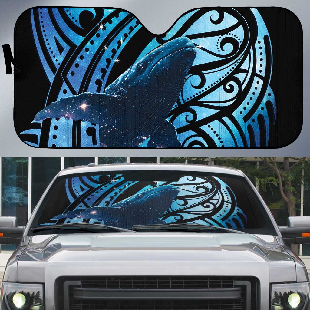 New Zealand Matariki Auto Sun Shade Maori Humpback Whale Galaxy