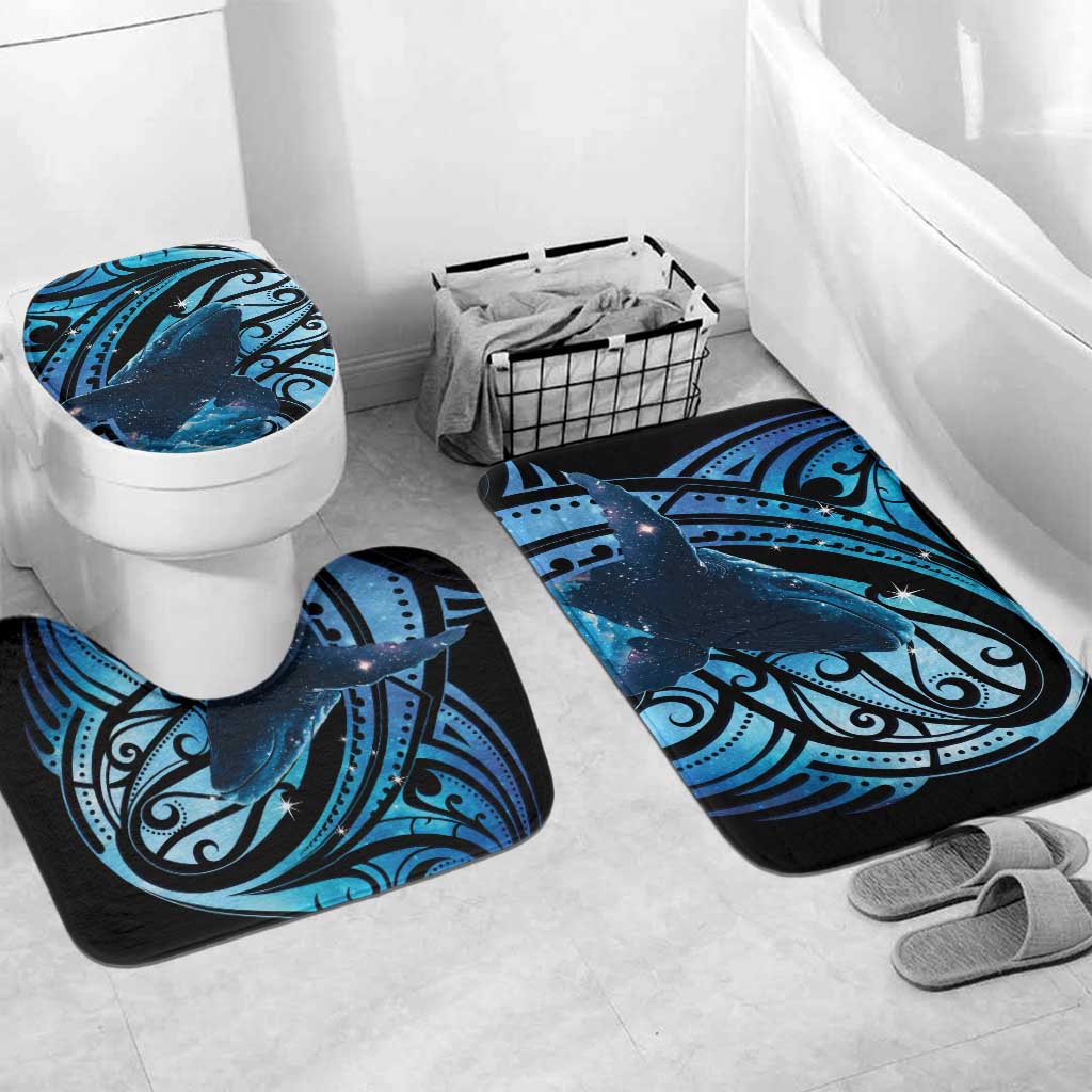 New Zealand Matariki Bathroom Set Maori Humpback Whale Galaxy