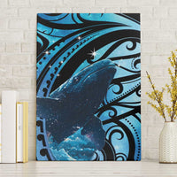 New Zealand Matariki Canvas Wall Art Maori Humpback Whale Galaxy