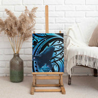 New Zealand Matariki Canvas Wall Art Maori Humpback Whale Galaxy