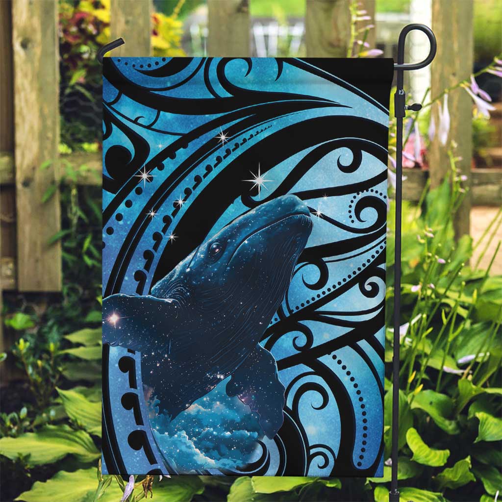 New Zealand Matariki Garden Flag Maori Humpback Whale Galaxy