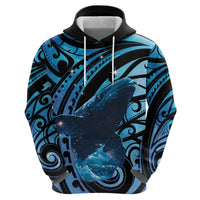 New Zealand Matariki Hoodie Maori Humpback Whale Galaxy