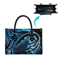 New Zealand Matariki Leather Bag Maori Humpback Whale Galaxy