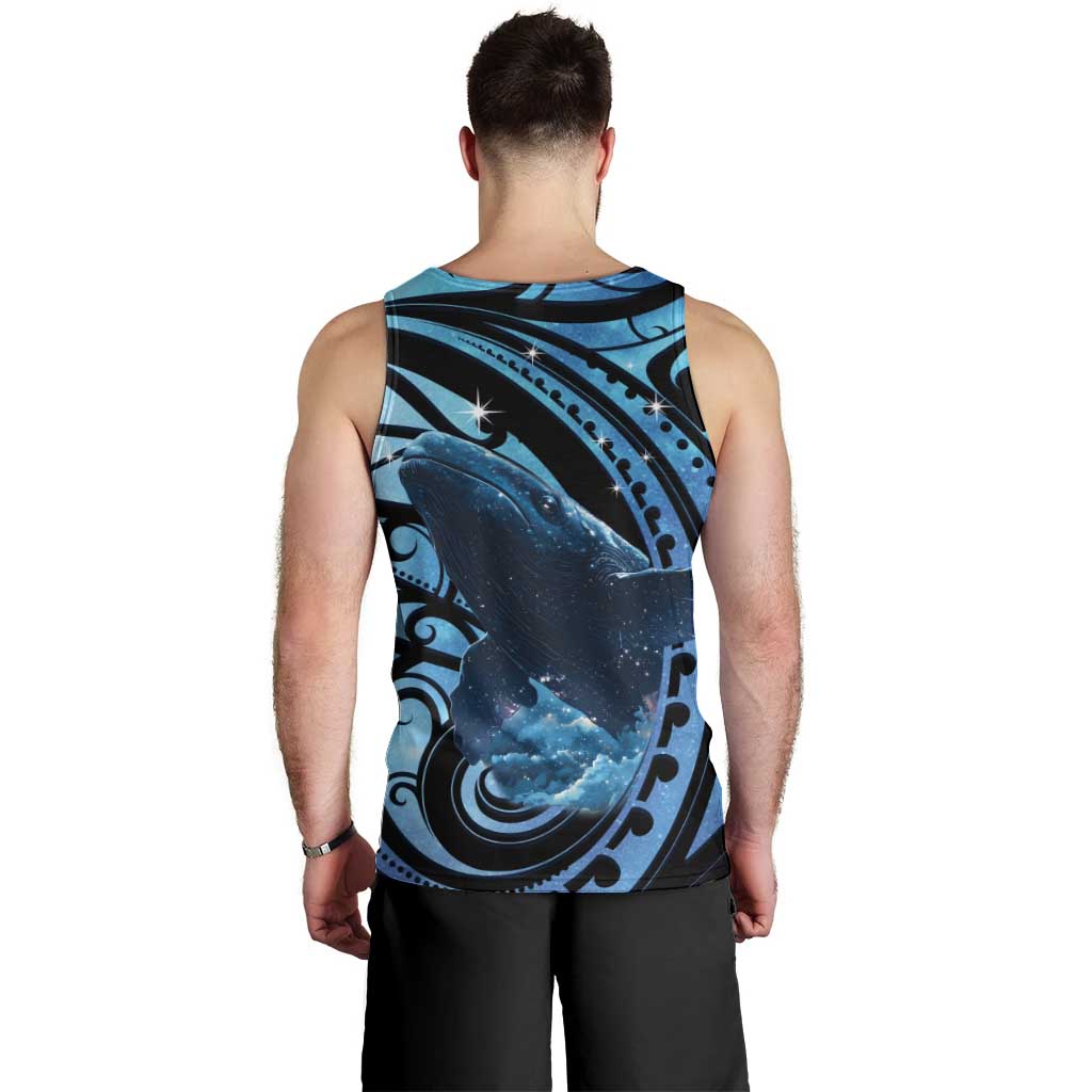 New Zealand Matariki Men Tank Top Maori Humpback Whale Galaxy