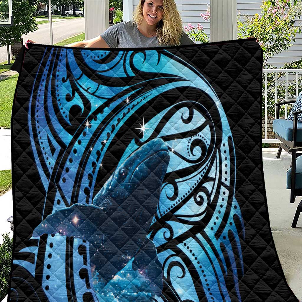 New Zealand Matariki Quilt Maori Humpback Whale Galaxy
