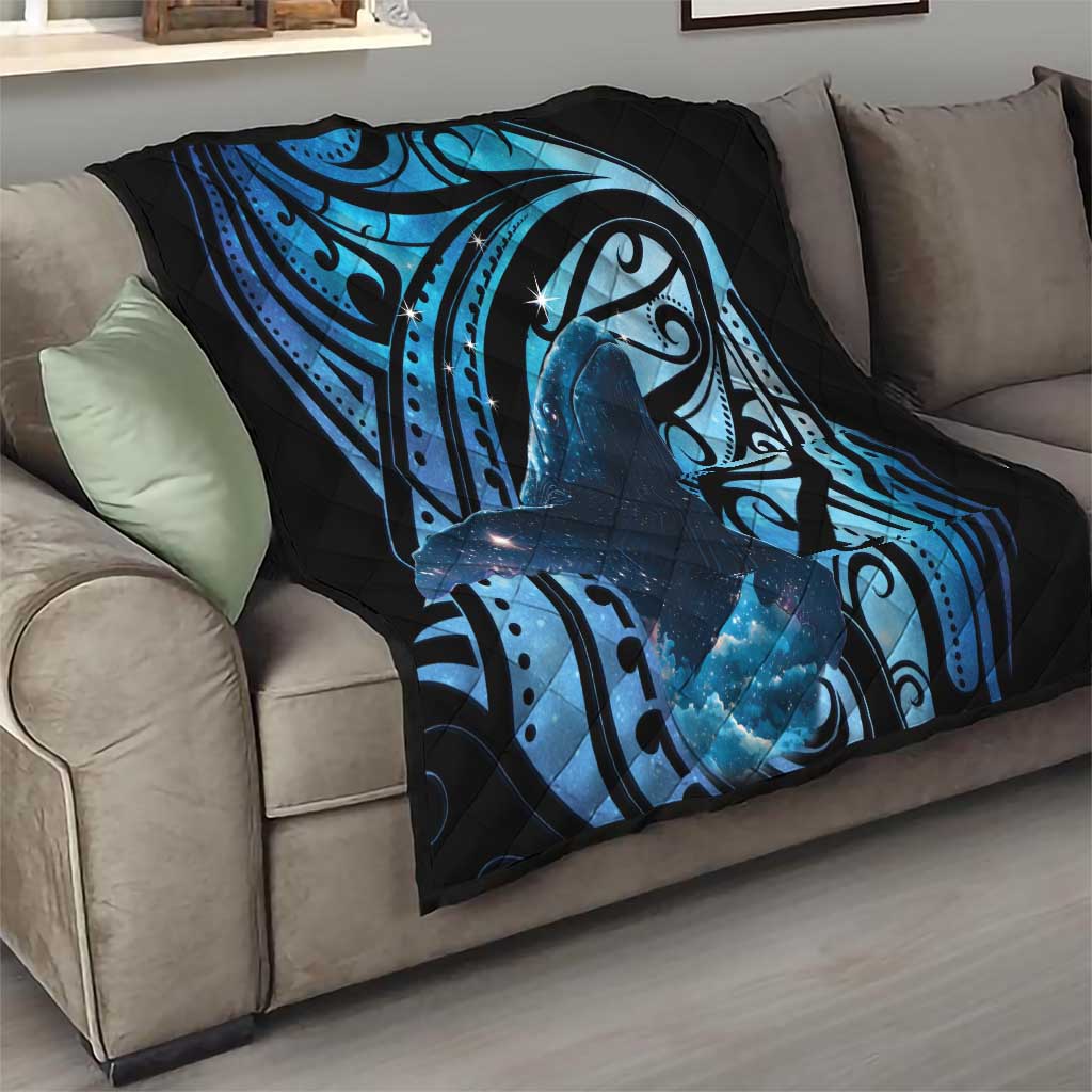 New Zealand Matariki Quilt Maori Humpback Whale Galaxy