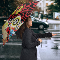 Papua New Guinea Pidgin Language Week Umbrella Halo Olgeta Tok Pisin Wik Bird Of Paradise Oro Batik LT22 - Polynesian Pride