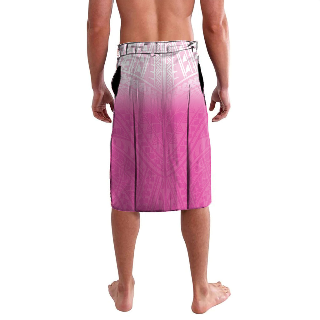 Breast Cancer Awareness Personalised Lavalava Pink Ribbon Turtle Polynesian Pattern White LT22 - Polynesian Pride