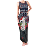New Zealand Hei Tiki Christmas In July Family Matching Tank Maxi Dress and Hawaiian Shirt Pohutukawa Santa Xmas Polynesian Pattern