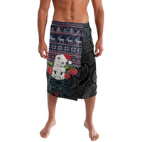 New Zealand Hei Tiki Christmas In July Lavalava Pohutukawa Santa Xmas Polynesian Pattern