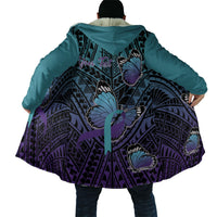 Personalised New Zealand Suicide Prevention Month Cloak Maori Mauri Tu Mauri Ora Polynesian Pattern LT22 - Polynesian Pride