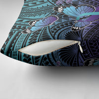 New Zealand Suicide Prevention Month Pillow Cover Maori Mauri Tu Mauri Ora Polynesian Pattern LT22 - Polynesian Pride