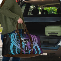 Polynesia Suicide Prevention Month Travel Bag Semicolon Butterfly Never Give Up Polynesian Pattern LT22 - Polynesian Pride