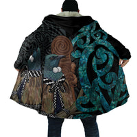 New Zealand Tui Bird Wahaika Cloak Maori Weapon Paua Shell Koru Pattern LT22 - Polynesian Pride