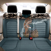 New Zealand Tui Bird Maripi Back Car Seat Cover Maori Weapon Kowhaiwhai Pattern LT22 - Polynesian Pride