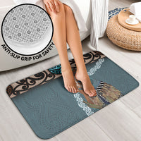 New Zealand Tui Bird Maripi Bathroom Set Maori Weapon Kowhaiwhai Pattern LT22 - Polynesian Pride