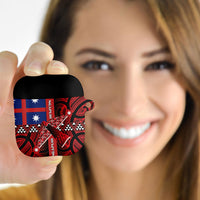 Aotearoa Iwi Ngapuhi AirPods Case Tuhoronuku Kite United Tribes Flag Maori Pattern LT22 - Polynesian Pride
