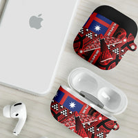 Aotearoa Iwi Ngapuhi AirPods Case Tuhoronuku Kite United Tribes Flag Maori Pattern LT22 - Polynesian Pride