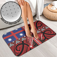 Aotearoa Iwi Ngapuhi Bathroom Set Tuhoronuku Kite United Tribes Flag Maori Pattern LT22 - Polynesian Pride
