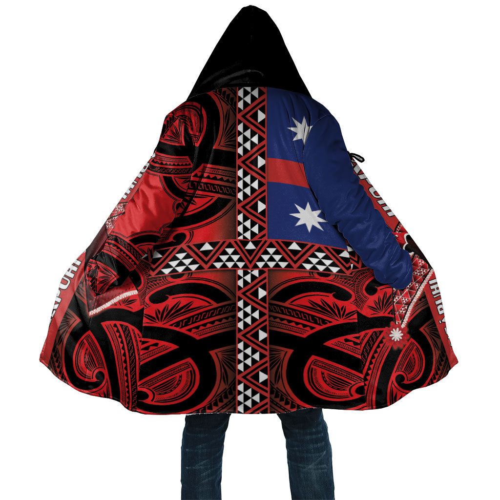 Aotearoa Iwi Ngapuhi Cloak Tuhoronuku Kite United Tribes Flag Maori Pattern LT22 Unisex Red - Polynesian Pride