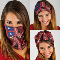 Aotearoa Iwi Ngapuhi Neck Gaiter Tuhoronuku Kite United Tribes Flag Maori Pattern LT22 - Polynesian Pride