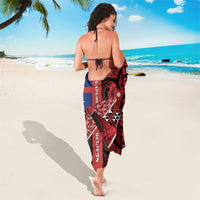 Aotearoa Iwi Ngapuhi Sarong Tuhoronuku Kite United Tribes Flag Maori Pattern LT22 - Polynesian Pride