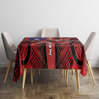 Aotearoa Iwi Ngapuhi Tablecloth Tuhoronuku Kite United Tribes Flag Maori Pattern LT22 - Polynesian Pride