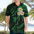 Personalised Niihau Hawaii Hawaiian Shirt Polynesian Tattoo and Pacific Plumeria Green Vibe LT9 - Polynesian Pride