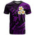 Custom Niihau Hawaii T Shirt Polynesian Tattoo and Pacific Plumeria Purple Vibe LT9 Purple - Polynesian Pride