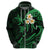 Custom Lanai Hawaii Hoodie Polynesian Tattoo and Pacific Plumeria Green Vibe LT9 - Polynesian Pride