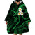 Hawaii Wearable Blanket Hoodie Maui Islands Pacific Plumeria Green Vibe LT9 - Polynesian Pride