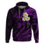 Hawaii Hoodie Maui Islands Pacific Plumeria Purple Vibe LT9 Pullover Hoodie Purple - Polynesian Pride