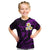 Hawaii Kid T Shirt Maui Islands Pacific Plumeria Purple Vibe LT9 Purple - Polynesian Pride