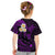 Hawaii Kid T Shirt Maui Islands Pacific Plumeria Purple Vibe LT9 - Polynesian Pride