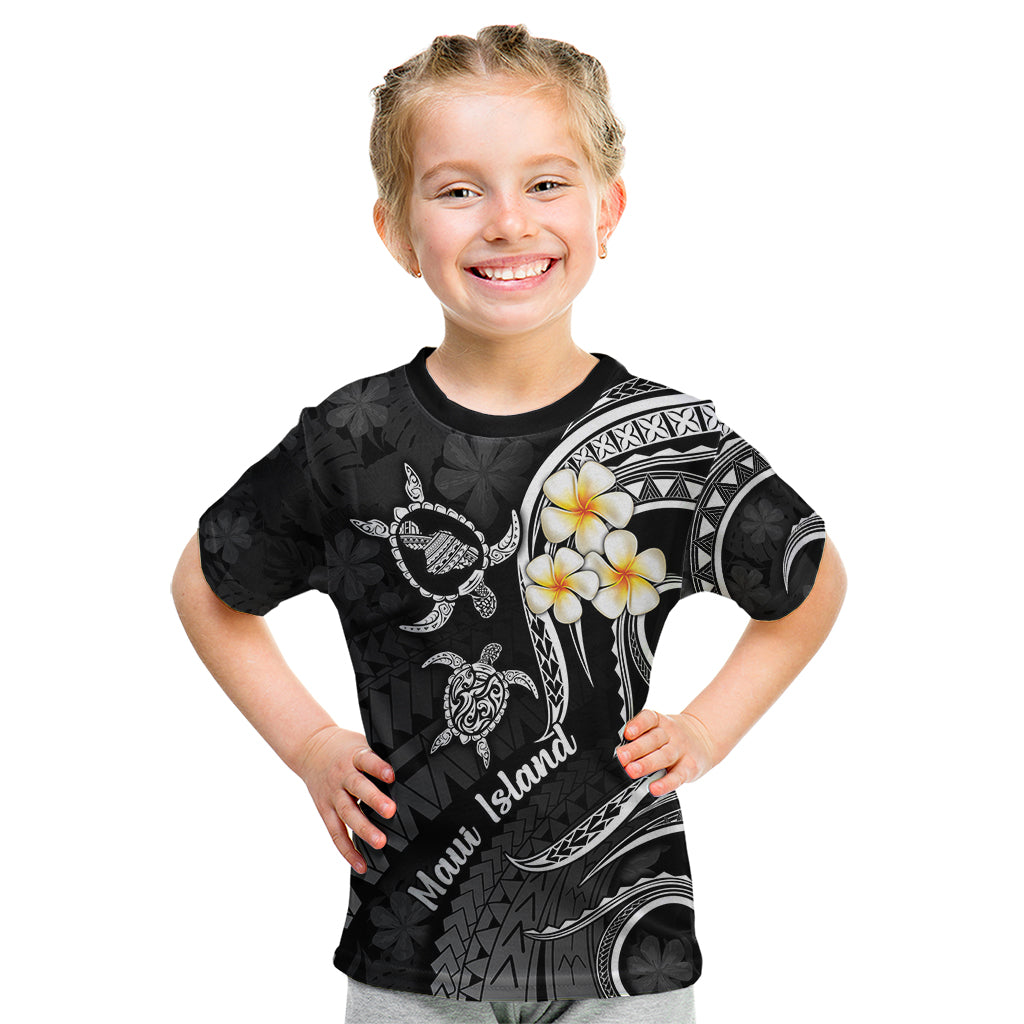 Hawaii Kid T Shirt Maui Islands Pacific Plumeria White Vibe LT9 White - Polynesian Pride