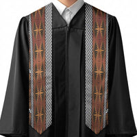 Malo e Lelei Tonga Graduation Stole Tongan Ngatu Tapa Cloth - Polynesian Pride