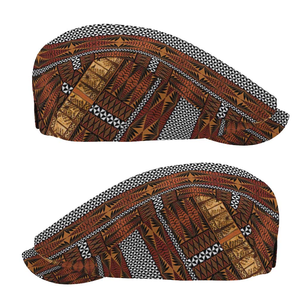 Malo e Lelei Tonga Jeff Hat Tongan Ngatu Tapa Cloth - Polynesian Pride