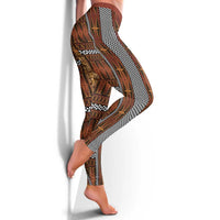 Malo e Lelei Tonga Leggings Tongan Ngatu Tapa Cloth - Polynesian Pride