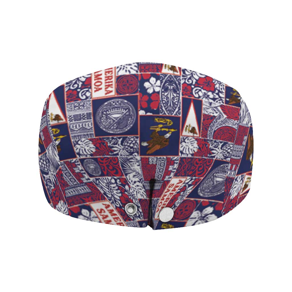 Manuia le Kerisimasi American Samoa Jeff Hat Pacific Patchwork Xmas Vibes - Polynesian Pride