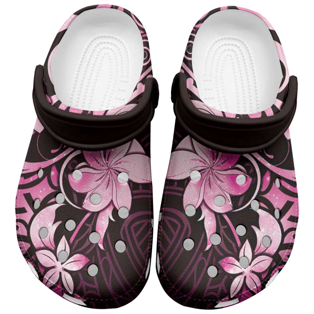 Matariki New Zealand Clogs Shoes Maori Pattern Pink Galaxy - Polynesian Pride