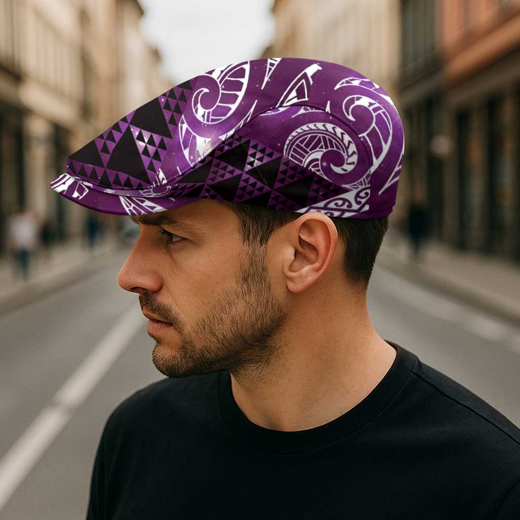 Matariki New Zealand Jeff Hat NZ Niho Taniwha Maori New Year Purple Galaxy