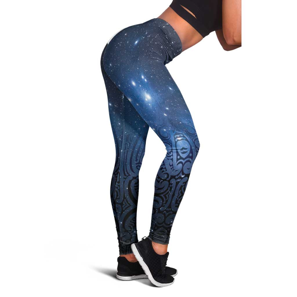 Matariki Te Tau Hou Māori Leggings New Zealand Starry Sky LT7