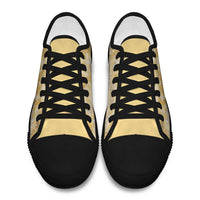 Melemele Aloha Hawaii Low Top Shoes Plumeria Lei With Palaka Motif - Polynesian Pride