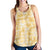 Melemele Aloha Hawaii Women Racerback Tank Plumeria Lei With Palaka Motif - Polynesian Pride