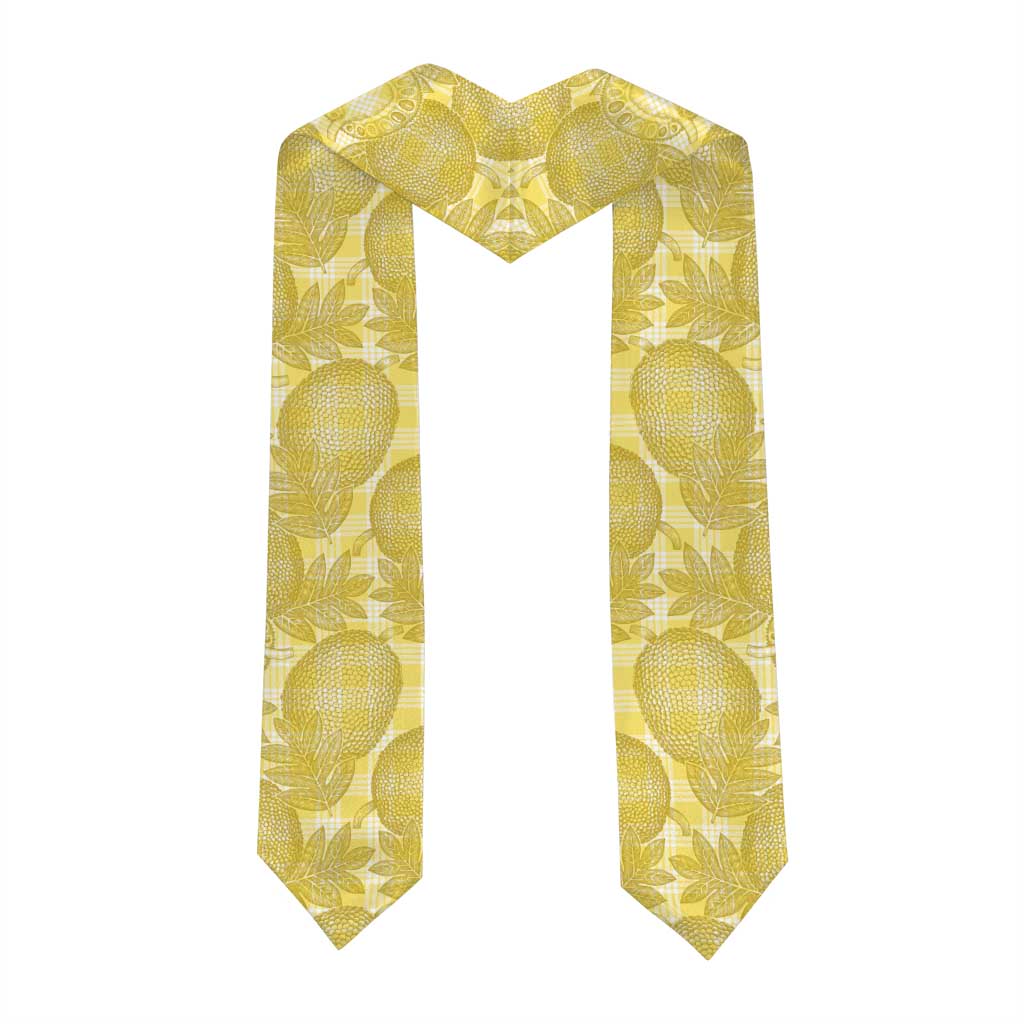 Melemele Hawaii Breadfruit Palaka Motifs Graduation Stole