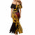 Custom Provinces of Papua New Guinea Mermaid Dress Bird of Paradise Polynesian Tribal CTM09 - Polynesian Pride