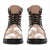 Mocha Mousse Aloha Hawaii All Season Boots Monstera Hibiscus Plumeria Seamless Vibes - Polynesian Pride