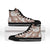 Mocha Mousse Aloha Hawaii High Top Shoes Monstera Hibiscus Plumeria Seamless Vibes - Polynesian Pride