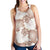 Mocha Mousse Aloha Hawaii Women Racerback Tank Monstera Hibiscus Plumeria Seamless Vibes - Polynesian Pride